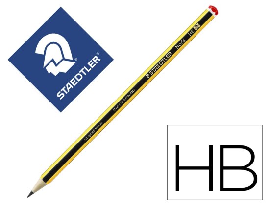 Crayon graphite staedtler noris 120 hb hexagonal mine 2mm très résistante