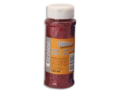 paillettes ulrabrillantes rouges OCOLOR