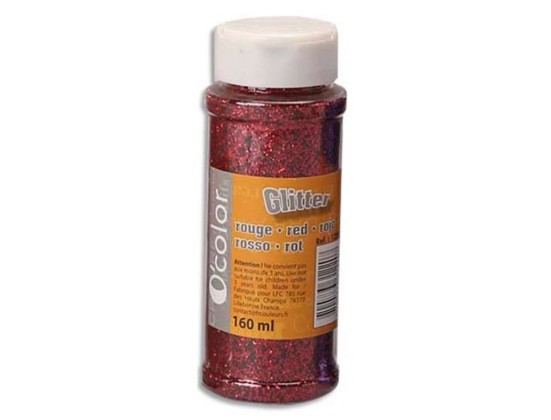paillettes ulrabrillantes rouges OCOLOR
