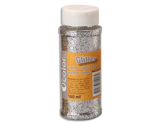 paillettes ulrabrillantes Argent O'COLOR