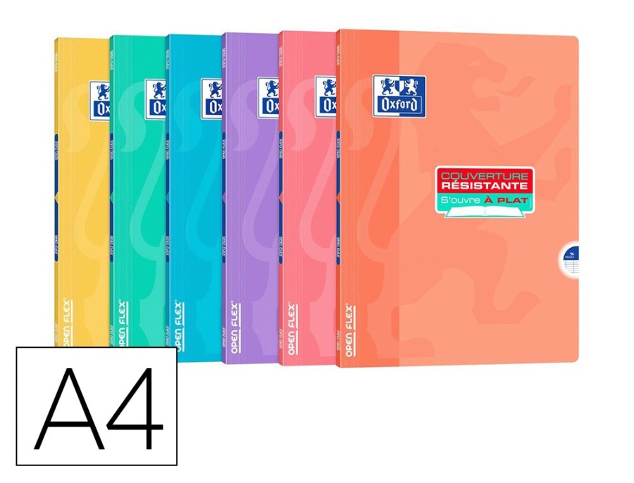CAHIER HAMELIN OPENFLEX CAHIERS SCOLAIRE 210 X 297 MM 96 P PASTEL AGRAFE