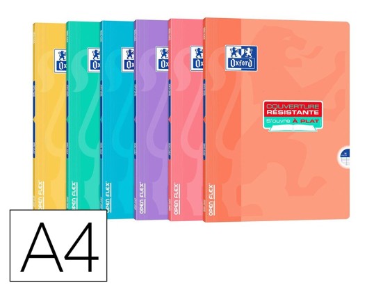 CAHIER HAMELIN OPENFLEX CAHIERS SCOLAIRE 210 X 297 MM 96 P PASTEL AGRAFE