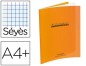 CAHIER PIQUE CONQUERANT CAHIERS DIN A4+  48 PP SEYES CLASS COUVERTURE RIGIDE OR