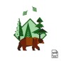 Illustration vectorielle Ours brun Illustration vectorielle Ours brun
