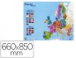 CARTE EUROPE BOUCHUT MAPPEMONDE PELLIC EFFACABLE 4 OEILLETS