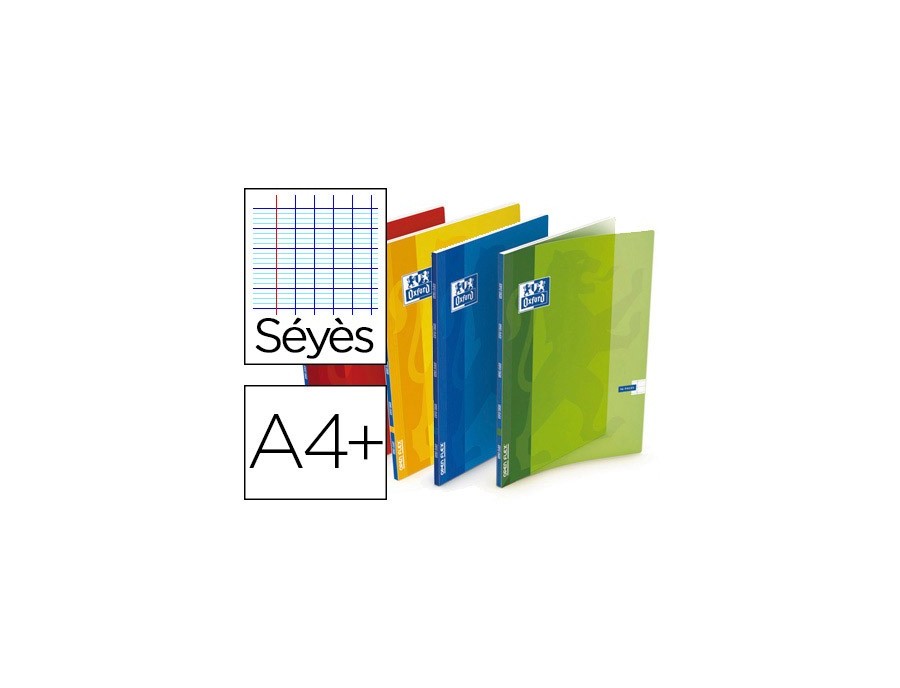 CAHIER PIQUE OXFORD CAHIERS DIN A4+ PP 96 SEYES 90 G OPENFLEX COUVERTURE