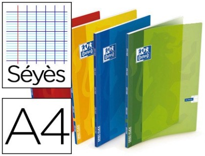 CAHIER PIQUE OXFORD CAHIERS DIN A4 PP 96 SEYES 90 G OPENFLEX COUV