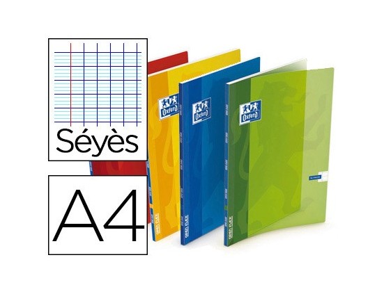 CAHIER PIQUE OXFORD CAHIERS DIN A4 PP 96 SEYES 90 G OPENFLEX COUV