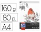 BLOC DRAWING OXFORD ENDOSSE FEUILLE Détachable A4 80 PAGES 160G