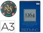 BLOC DESSIN 1264 FABRIANO A3 NOIR 200G 40F