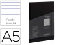 CARNET ECOQUA PLUS FABRIANO A5 LIGNE NOIR 90G 80F