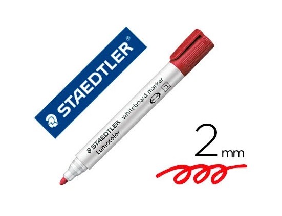 Marqueur staedtler tableau blanc dry safe pointe ogive rouge