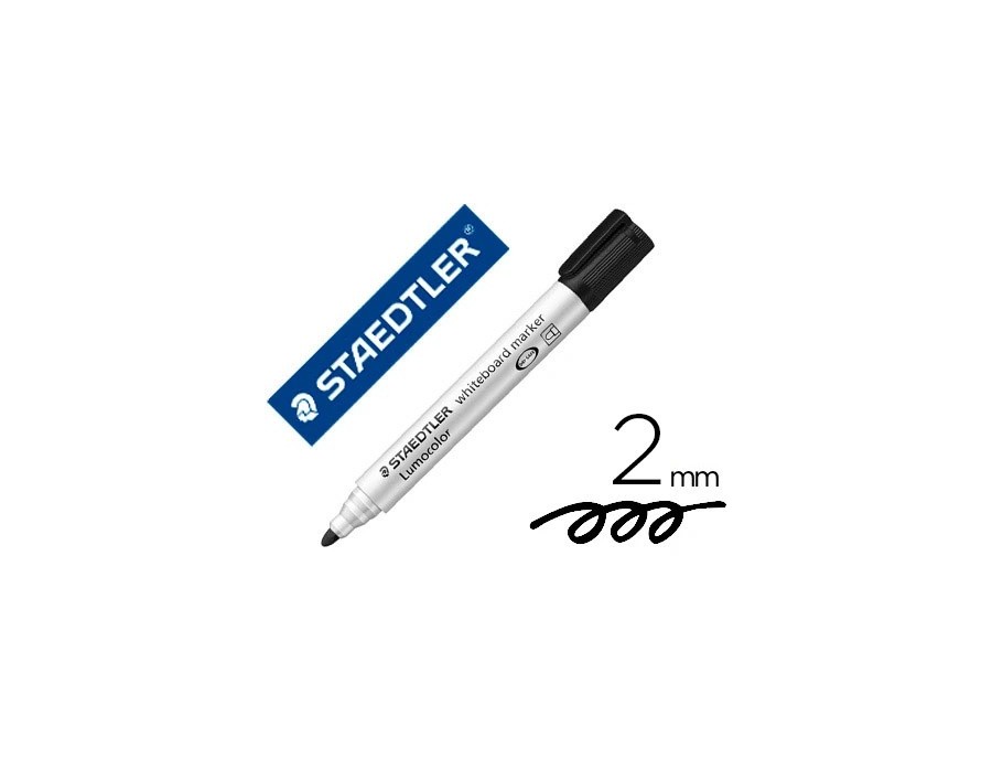 Marqueur steadtler tableau blanc dry safe pointe ogive noir