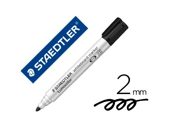 Marqueur steadtler tableau blanc dry safe pointe ogive noir