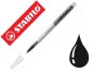 Recharge roller stabilo bionic encre liquide noire.