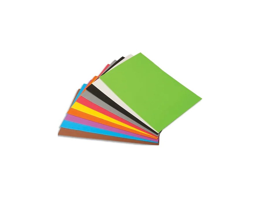 10 feuilles mousse caoutchouc eva ocolor 20x30cm 10 feuilles
