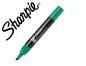 Marqueur sharpie permanent w10 pointe biseau vert.