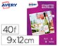 ÉTIQUETTES AVERY BLANC 12X9CM POUR BOUTEILLE JET D ENCRE PAQ DE 40 Feuilles