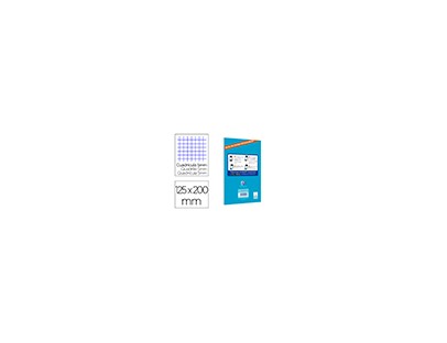 BLOC DE FICHES OXFORD PAPIERS BRISTOL BLANC 5/5 125X200 30 PERFOREES