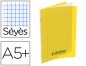 CAHIER CONQUERANT PP A5+ 17X22CM 140 PAGES 90G SEYES Coloris JAUNE