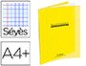 CAHIERS CONQUERANT PP A4+ 24X32CM 140 PAGES 90G SEYES COULEUR JAUNE EN