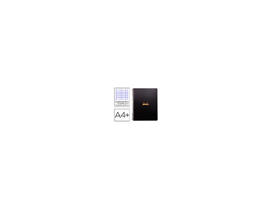 CAHIER RHODIACTIVE NOTEBOOK RHODIA SPI DIN A4+ NOIR PP 160 90 G