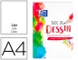 BLOC DESSIN OXFORD 210X297MM 200P PERFOREES 90G