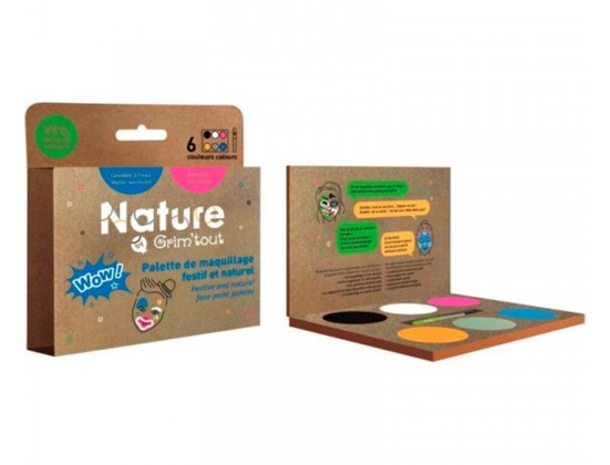 Maquillage  GRIM'TOUT nature bio 6 couleurs