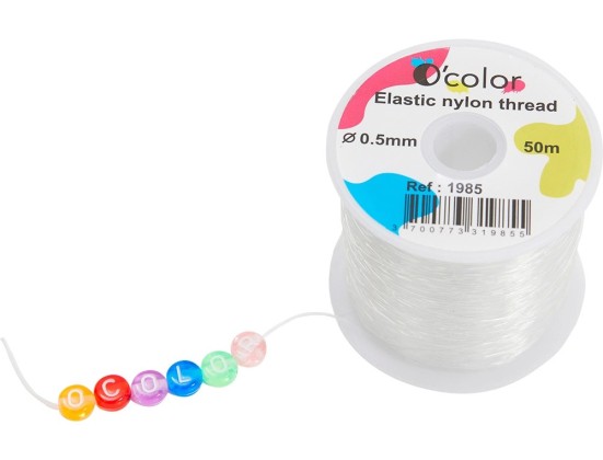 Fil nylon transparent  O'COLOR 0,5MM