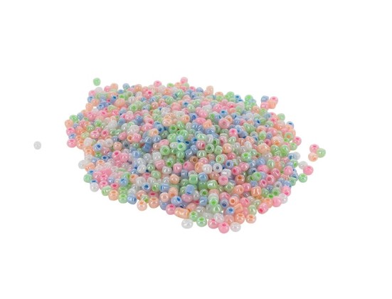 Perles rocailles nacrees O'COLOR 5mm