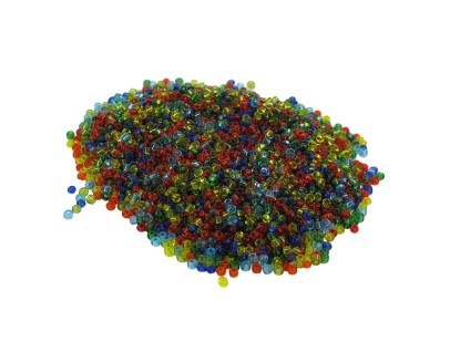 perles rocailles tansparentes OCOLOR  2,5MM