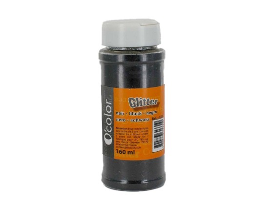 Paillettes ultrabrillantes noires OCOLORS