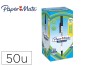 Stylo-bille Paper Mate kilometrico capuchon pointe moyeen 1mm encre noire ultra douce