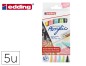 Marqueur edding permanent acrylic 5100 pointe ogive 2-3mm coloris pastel assortis boite 5 unites. Marqueur edding permanent acrylic 5100 pointe ogive 2-3mm coloris pastel assortis boite 5 unites.