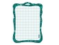 Ardoise maped effacable a sec 2 faces blanche/quadrillee smiling planet 100% carton.