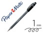 Stylo-bille paper mate flexgrip ultra cap pointe moyenne 1mm clip pratique coloris noir Stylo-bille paper mate flexgrip ultra cap pointe moyenne 1mm clip pratique coloris noir