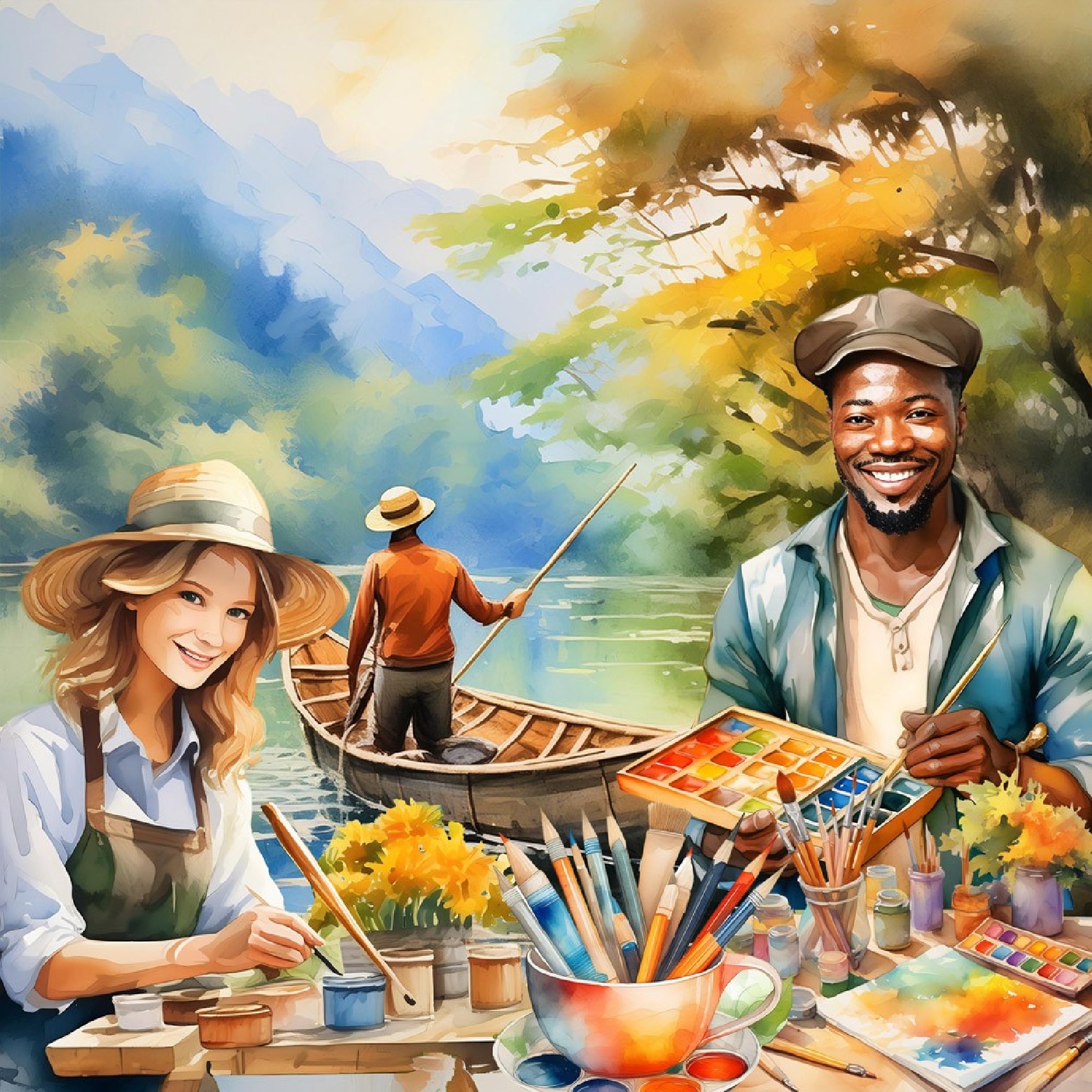 Aquarelle pour Artistes, Peintures, Pinceaux & Accessoires -lapapeteriebuissonniere.com